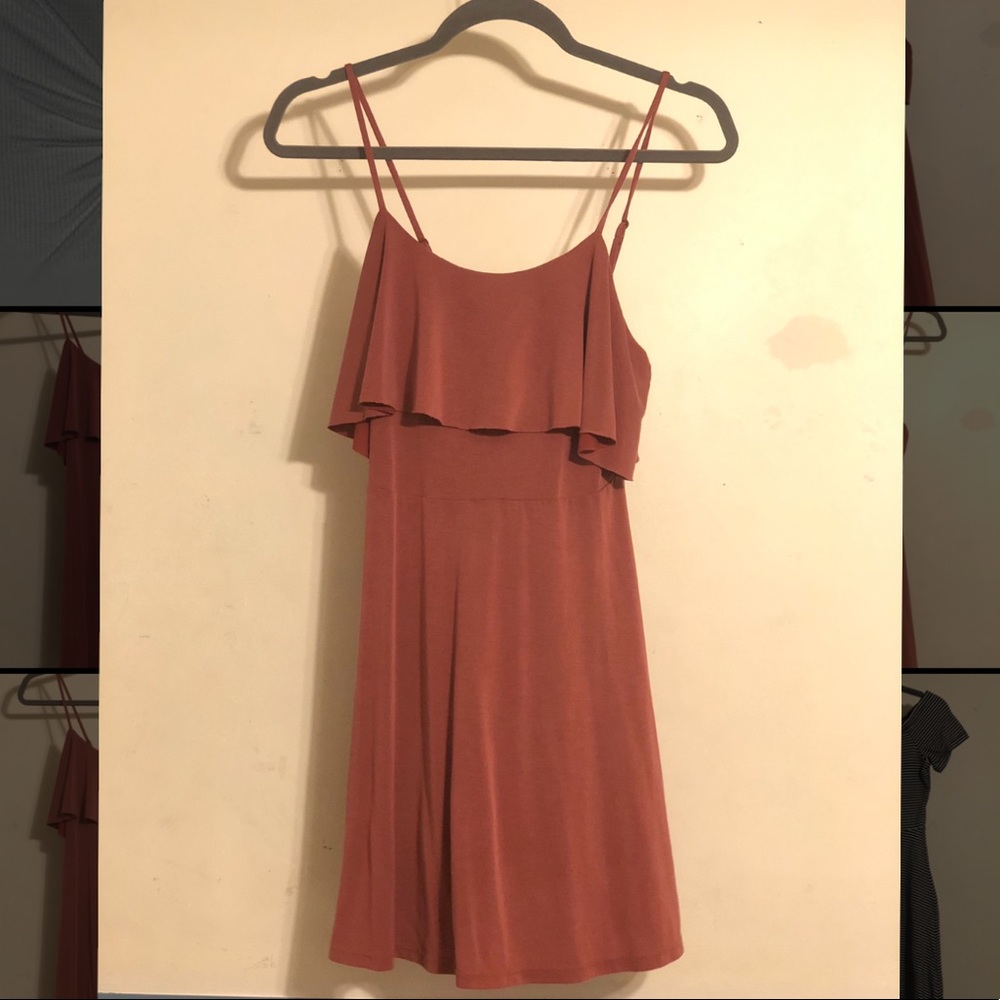 Rose Colored Mini Dress
